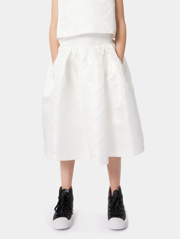 Karl Lagerfeld Kids Karl Lagerfeld Kids Suknja Z30095 D Écru Regular Fit