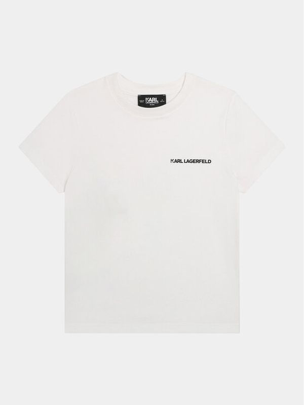 Karl Lagerfeld Kids Karl Lagerfeld Kids T-shirt Z30056 D Bijela Regular Fit