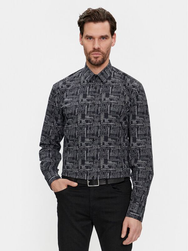 KARL LAGERFELD KARL LAGERFELD Košulja 605000 541676 Crna Modern Fit