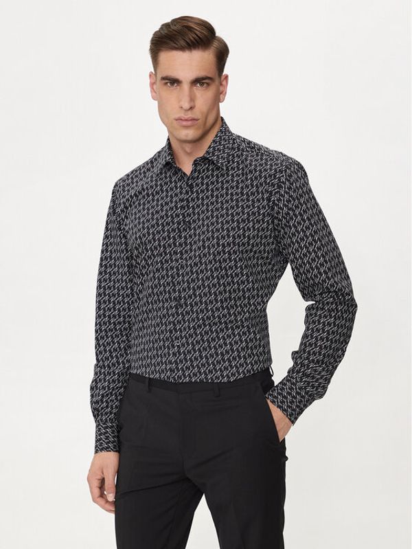 KARL LAGERFELD KARL LAGERFELD Košulja 605000 543678 Crna Modern Fit