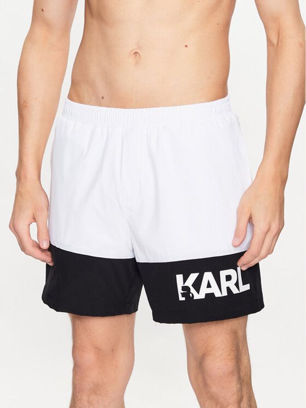 KARL LAGERFELD KARL LAGERFELD Kupaće gaće i hlače 230M2206 Bijela Regular Fit