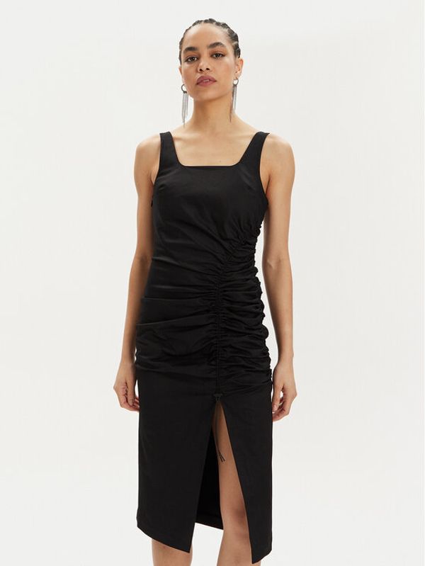 KARL LAGERFELD KARL LAGERFELD Ljetna haljina 241W1303 Crna Slim Fit