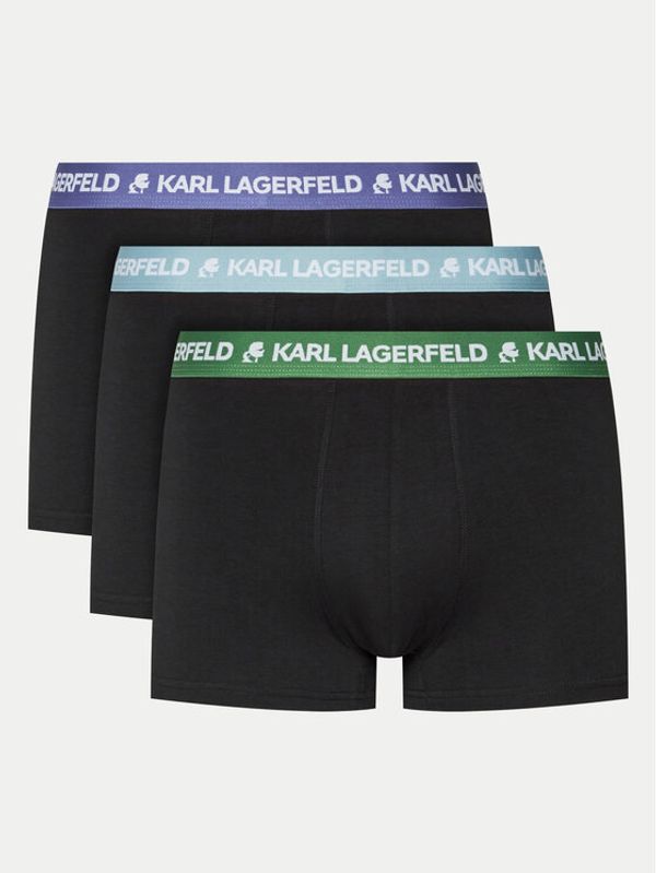 KARL LAGERFELD KARL LAGERFELD Set od 3 para bokserica 240M2108 Crna