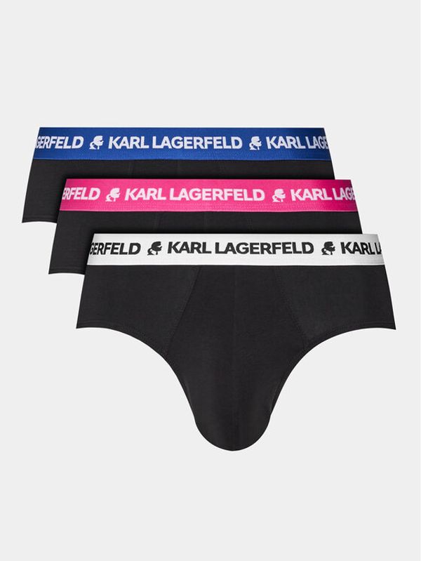 KARL LAGERFELD KARL LAGERFELD Set od 3 para muških slip gaća 235M2110 Šarena