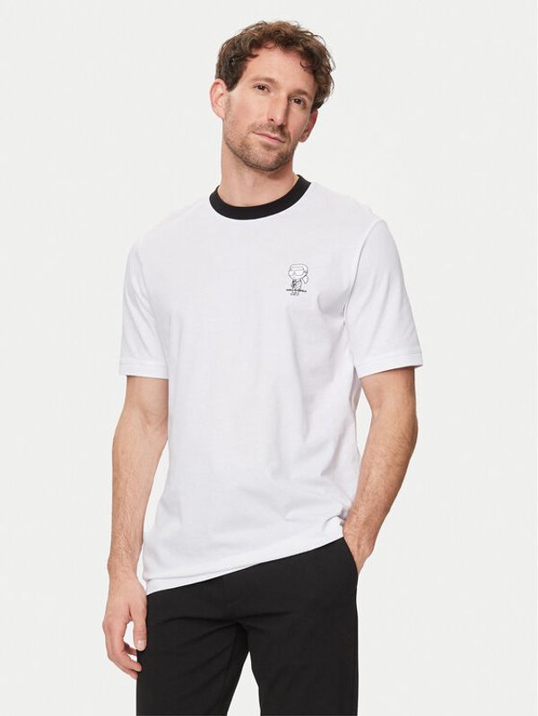 KARL LAGERFELD KARL LAGERFELD T-shirt 755029 542224 Bijela Regular Fit