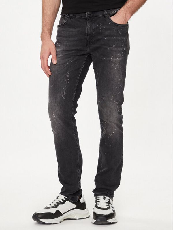 KARL LAGERFELD KARL LAGERFELD Traperice 265801 542832 Crna Slim Fit