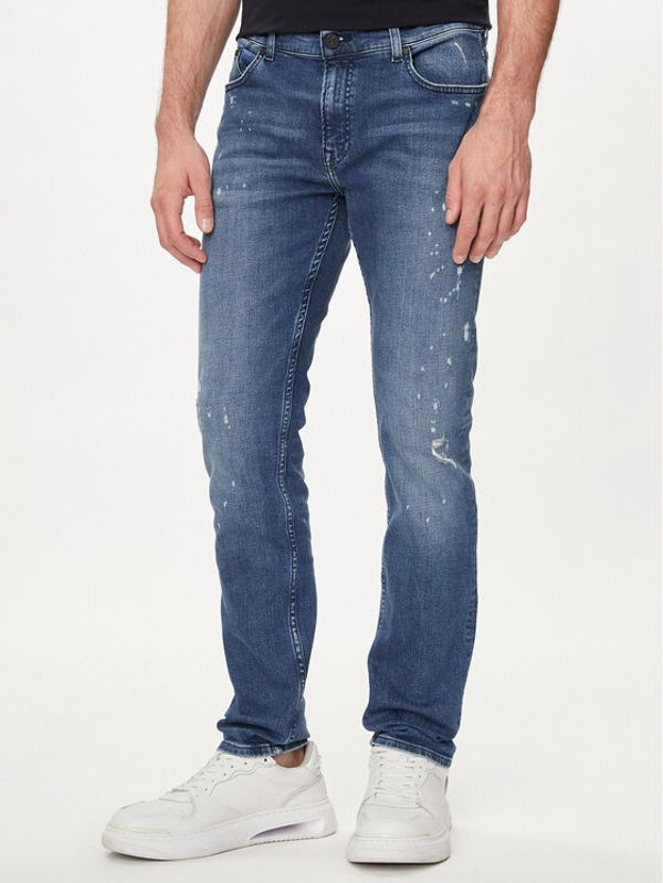 KARL LAGERFELD KARL LAGERFELD Traperice 265801 542832 Tamnoplava Slim Fit