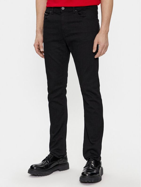 KARL LAGERFELD KARL LAGERFELD Traperice 265840 541861 Crna Slim Fit