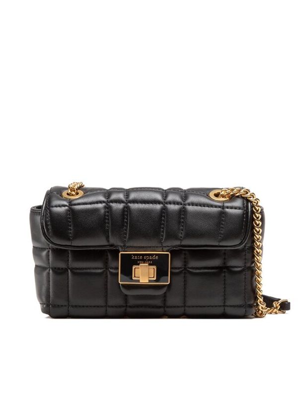 Kate Spade Kate Spade Torbica Evelyn Quilted Leatcher Small S K8932 Crna