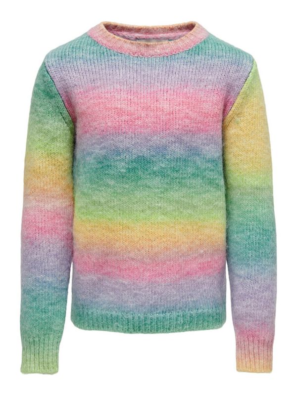 Kids ONLY Kids ONLY Džemper Rainbow 15273007 Šarena Regular Fit