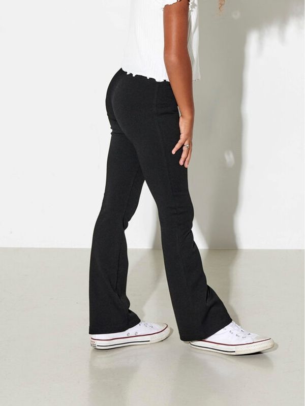 Kids ONLY Kids ONLY Hlače Paige 15193010 Crna Flared Fit