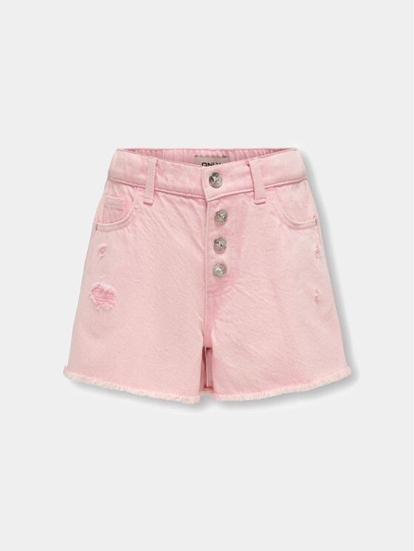 Kids ONLY Kids ONLY Kratke traperice Petra 15321867 Ružičasta Regular Fit