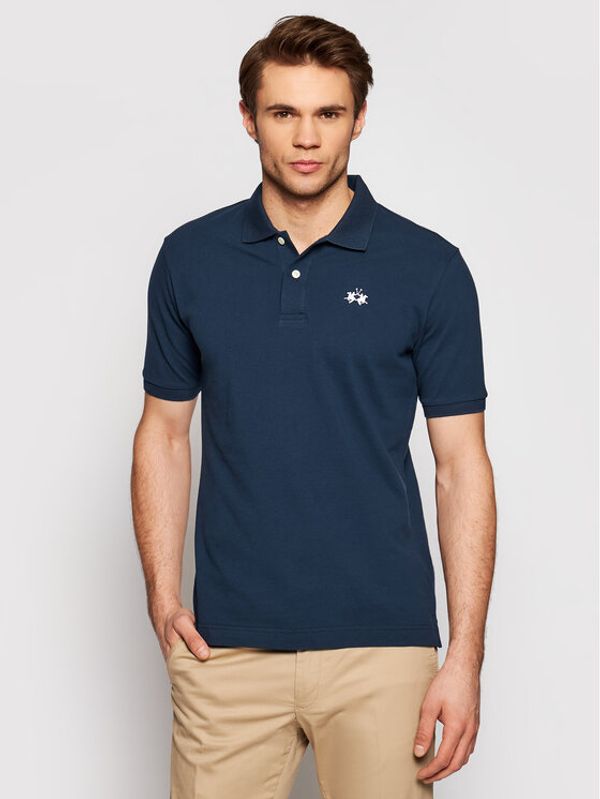 La Martina La Martina Polo BPMP01 PK031 Tamnoplava Regular Fit