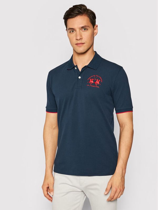 La Martina La Martina Polo CCMP01 PK001 Tamnoplava Regular Fit