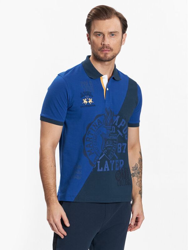La Martina La Martina Polo VMP304 PK097 Plava Regular Fit