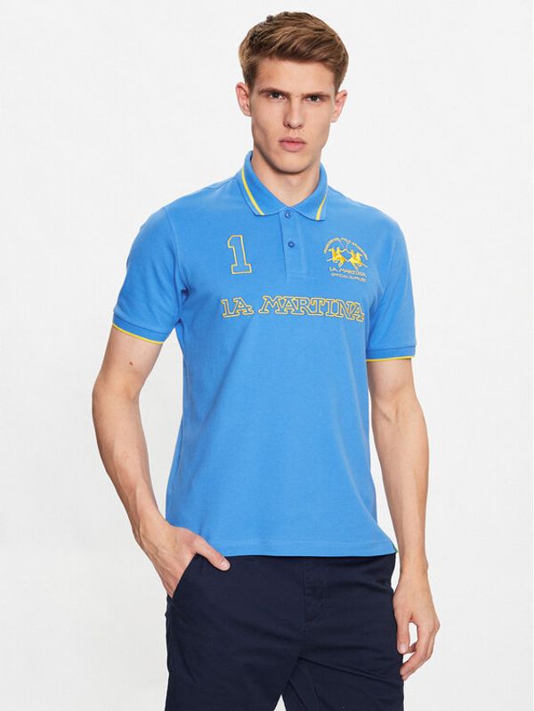 La Martina La Martina Polo VMP306 PK001 Plava Regular Fit