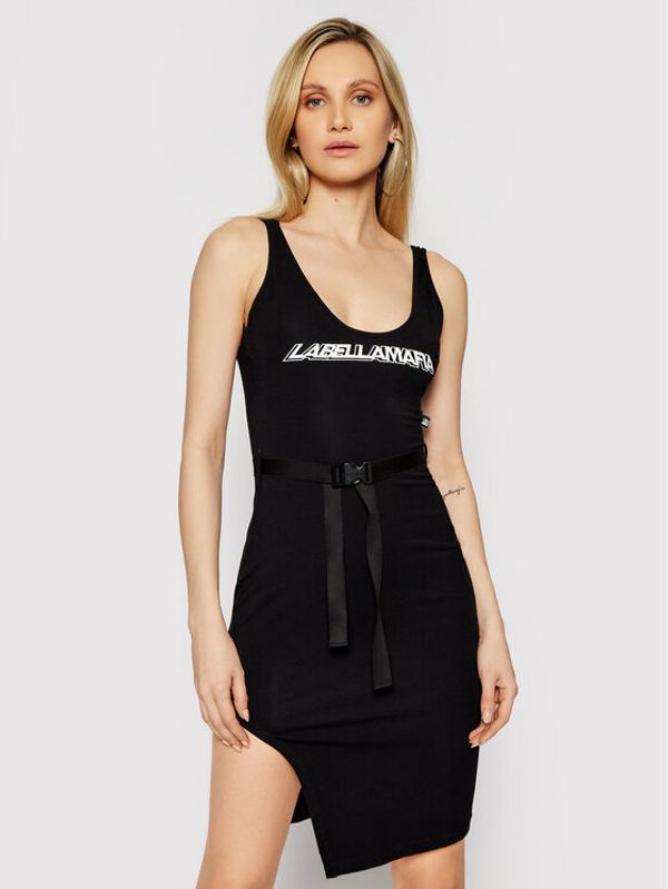 LaBellaMafia LaBellaMafia Haljina za svaki dan 22308 Crna Slim Fit