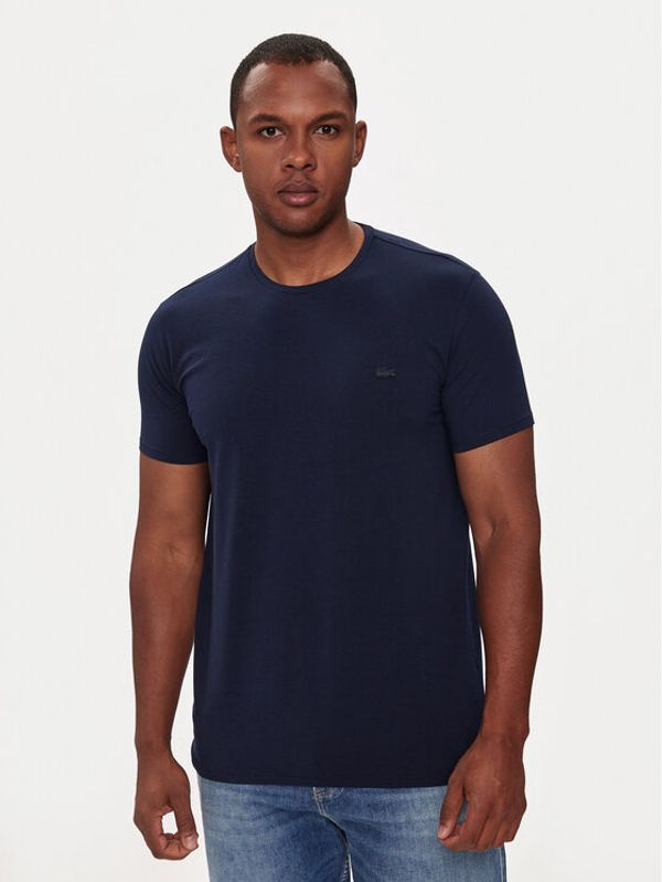 Lacoste Lacoste T-shirt TH0998 Tamnoplava Regular Fit