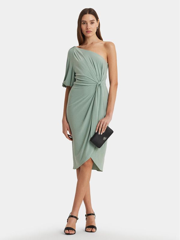 LAUREN RALPH LAUREN Lauren Ralph Lauren Koktel haljina 250939505001 Zelena Slim Fit