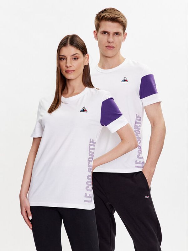 Le Coq Sportif Le Coq Sportif T-shirt Unisex 2310002 Bijela Regular Fit