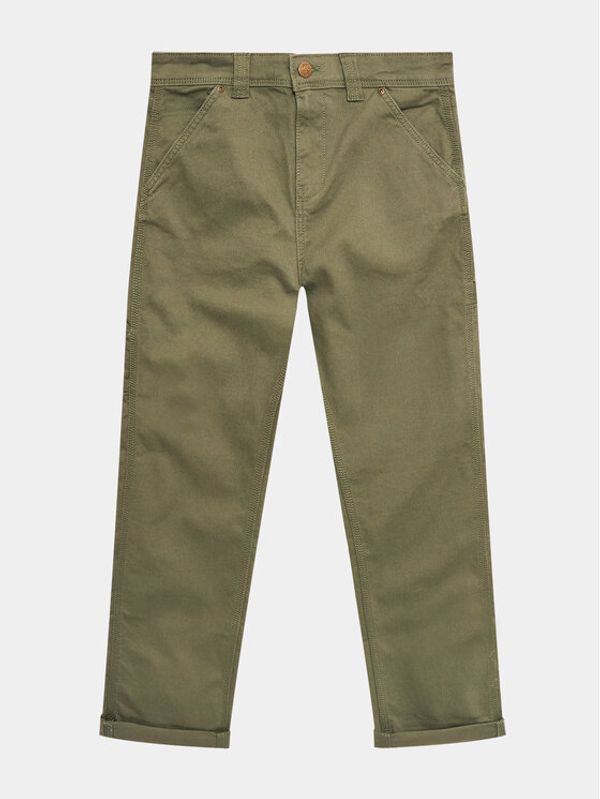 Lee Lee Hlače Carpenter LEE0019 Zelena Regular Fit