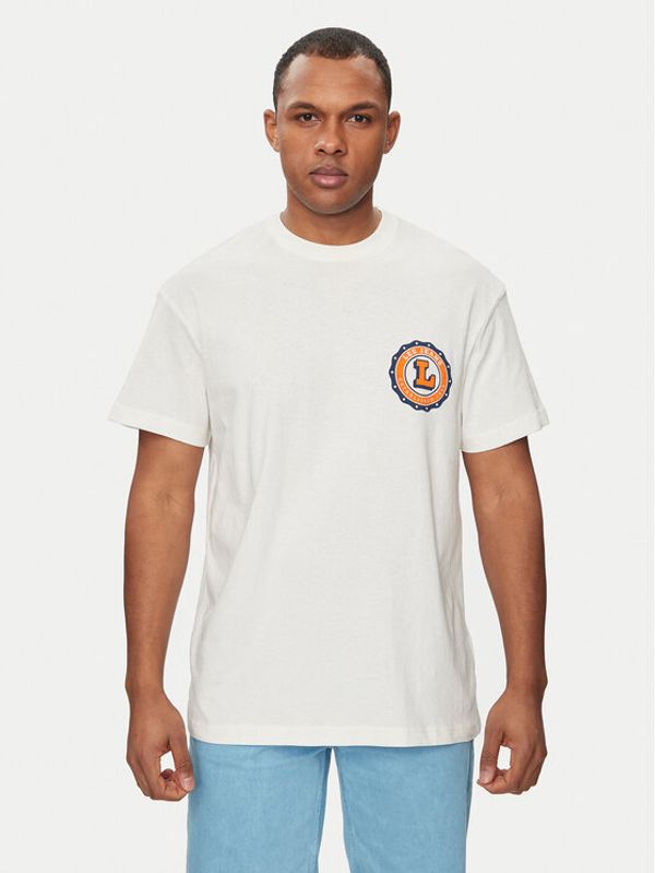 Lee Lee T-shirt Varsity 112350085 Écru Relaxed Fit