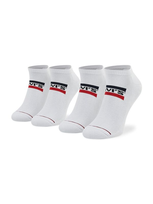 Levi's® Levi's® Set od 2 para unisex niskih čarapa 701219507 Bijela