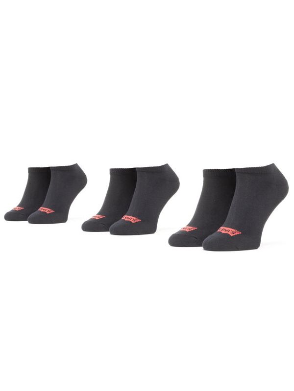 Levi's® Levi's® Set od 3 para unisex visokih čarapa 37157-0175 Crna