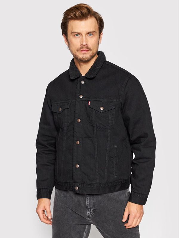 Levi's® Levi's® Traper jakna Type III Sherpa 16365-0100 Crna Regular Fit