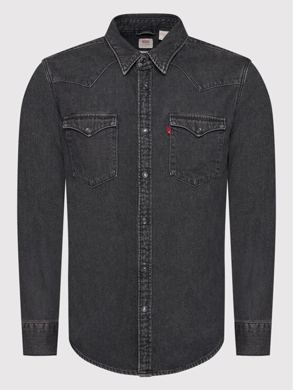 Levi's® Levi's® traper košulja Barstow Western 85744-0038 Crna Standard Fit