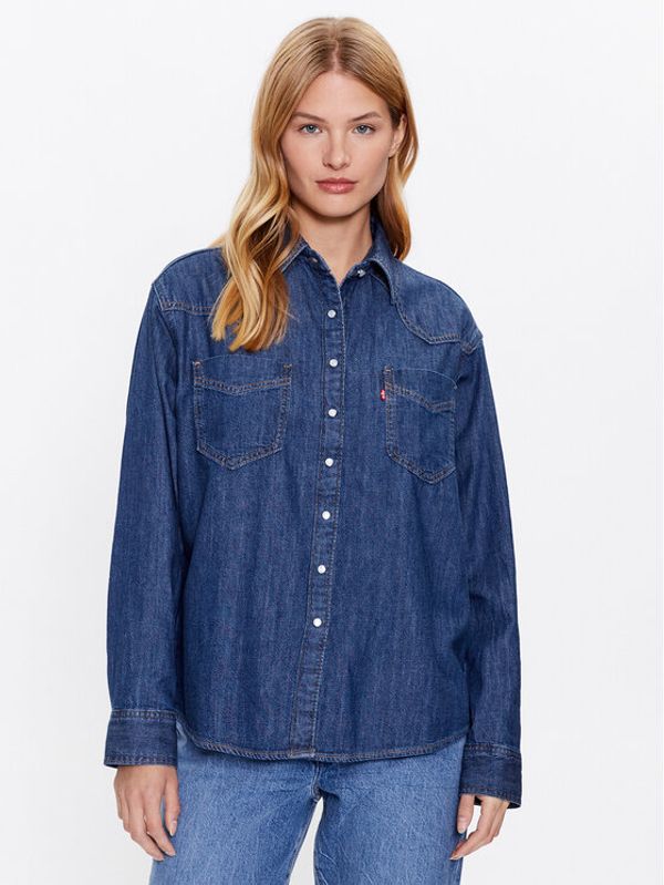 Levi's® Levi's® traper košulja Donovan Western A5974-0007 Tamnoplava Relaxed Fit
