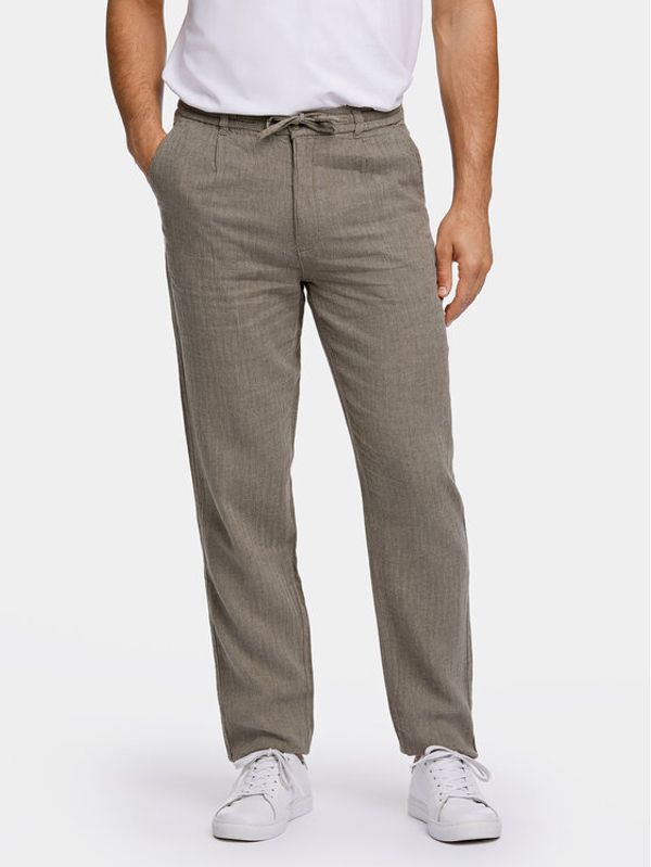 Lindbergh Lindbergh Hlače 30-003020 Zelena Relaxed Fit