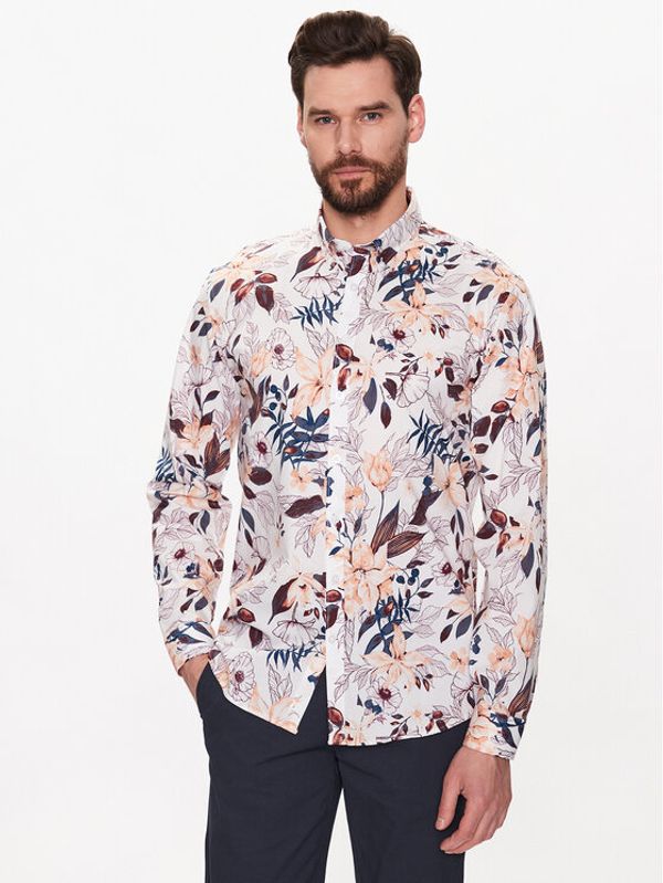 Lindbergh Lindbergh Košulja 30-203292 Bijela Regular Fit