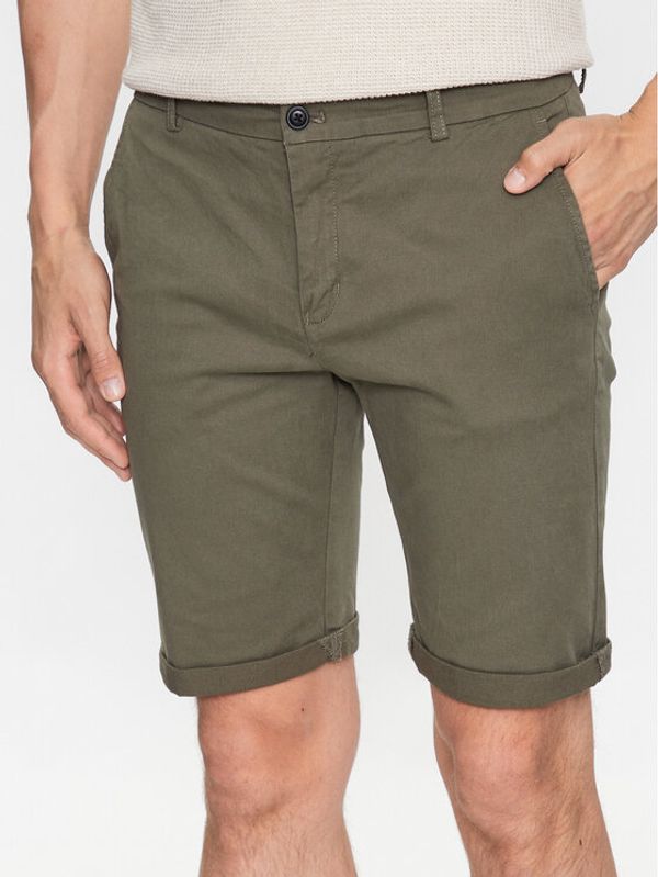 Lindbergh Lindbergh Kratke hlače 30-505044 Zelena Slim Fit