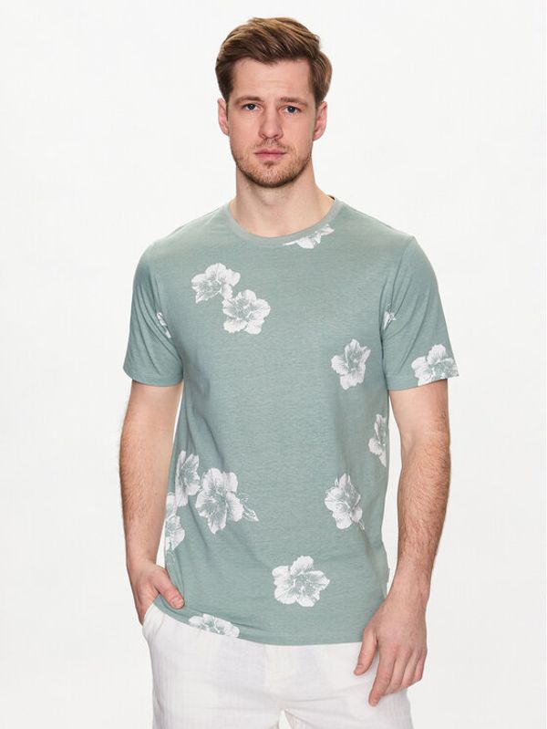 Lindbergh Lindbergh T-shirt 30-400223 Zelena Relaxed Fit