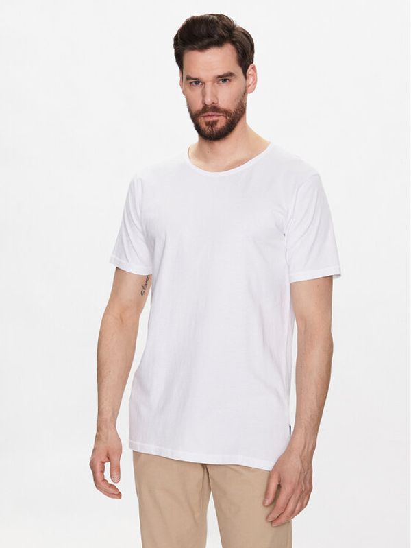Lindbergh Lindbergh T-shirt 30-420051 Bijela Regular Fit