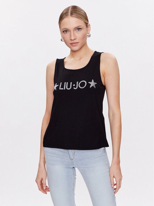 Liu Jo Beachwear Liu Jo Beachwear Top VA3100 J5360 Crna Regular Fit