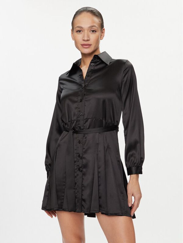 Liu Jo Liu Jo Haljina košulja MF3401 T3450 Crna Regular Fit