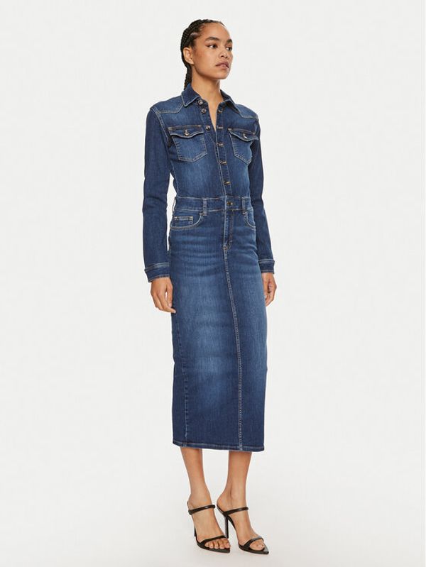 Liu Jo Liu Jo Jeans haljina UF4146 D4811 78525 Plava Slim Fit