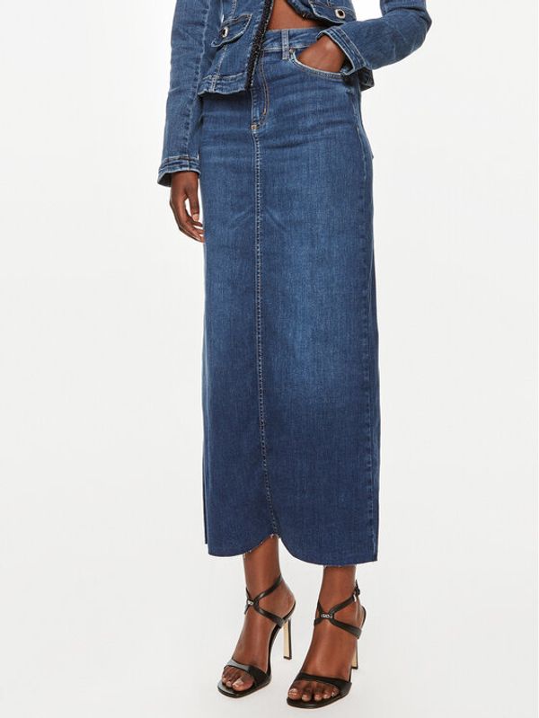Liu Jo Liu Jo Jeans suknja UF4105 D4811 Tamnoplava Regular Fit