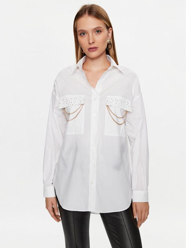 Liu Jo Liu Jo Košulja WF3104 T3246 Bijela Relaxed Fit