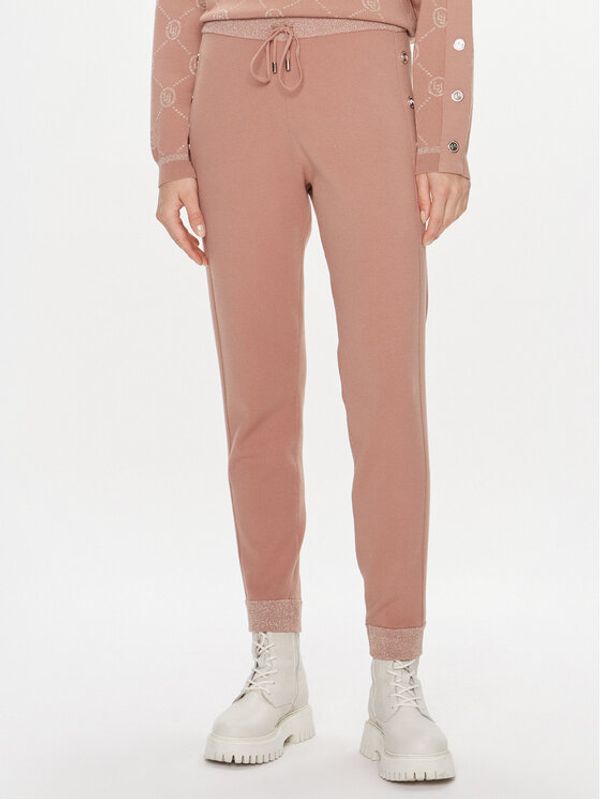 Liu Jo Sport Liu Jo Sport Hlače TF3207 MA63L Ružičasta Slim Fit