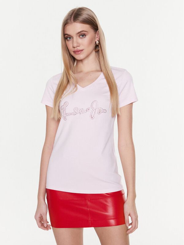 Liu Jo Sport Liu Jo Sport T-shirt TA3089 J5003 Ružičasta Regular Fit