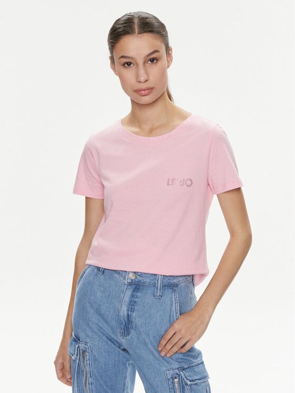Liu Jo Liu Jo T-shirt Moda M/C MA4395 J6308 Ružičasta Regular Fit
