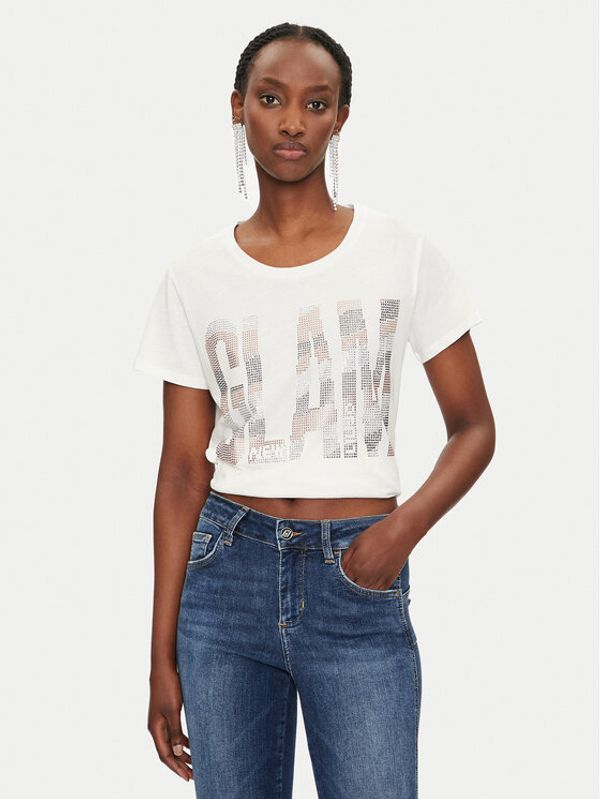 Liu Jo Liu Jo T-shirt TF4205 JS923 Bijela Regular Fit