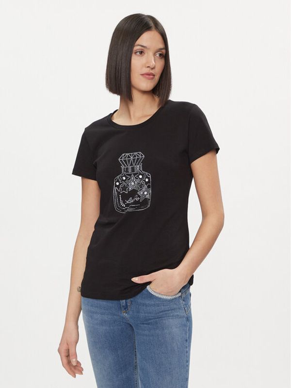 Liu Jo Liu Jo T-shirt WA4034 JS923 Crna Regular Fit