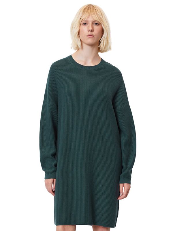 Marc O'Polo Marc O'Polo Džemper haljina 308 6006 67131 Zelena Relaxed Fit