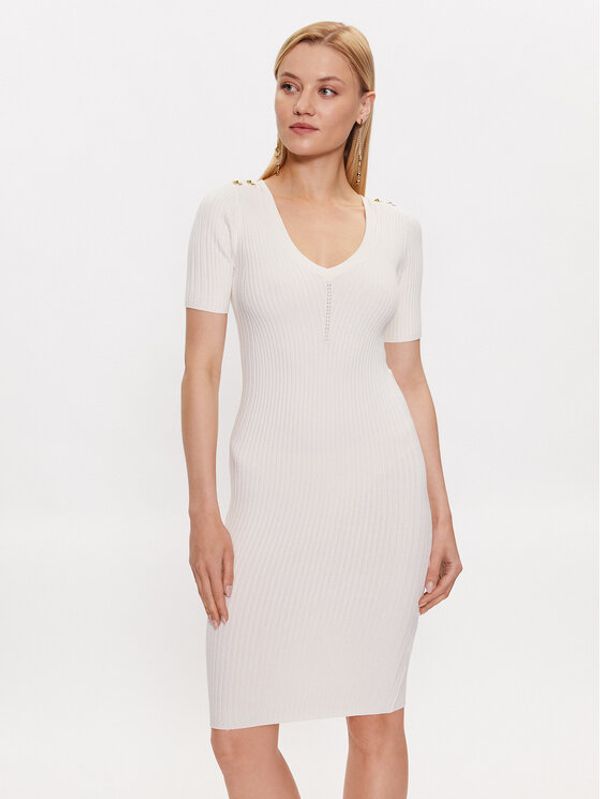 Marciano Guess Marciano Guess Džemper haljina 3YGK01 5613Z Bijela Bodycon Fit