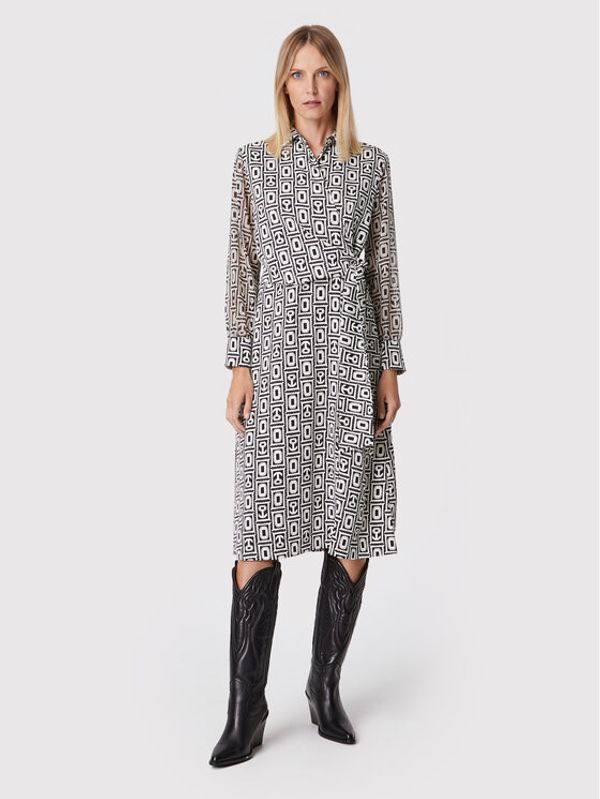 Marella Marella Haljina košulja Belair 32260623 Crna Regular Fit