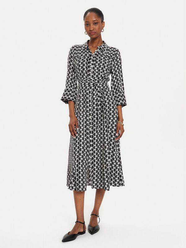 Marella Marella Haljina košulja Gerusia 2423226044 Crna Regular Fit